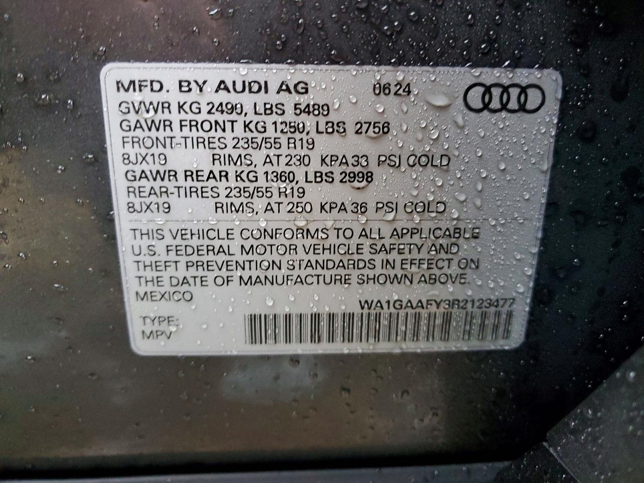 2024 AUDI Q5 PREMIUM 45 photo 13