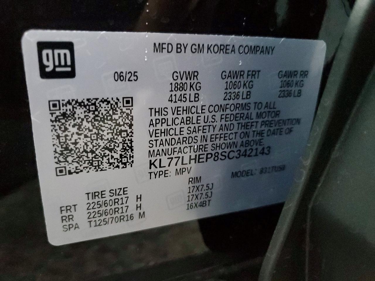 2025 CHEVROLET TRAX 1LT photo 13