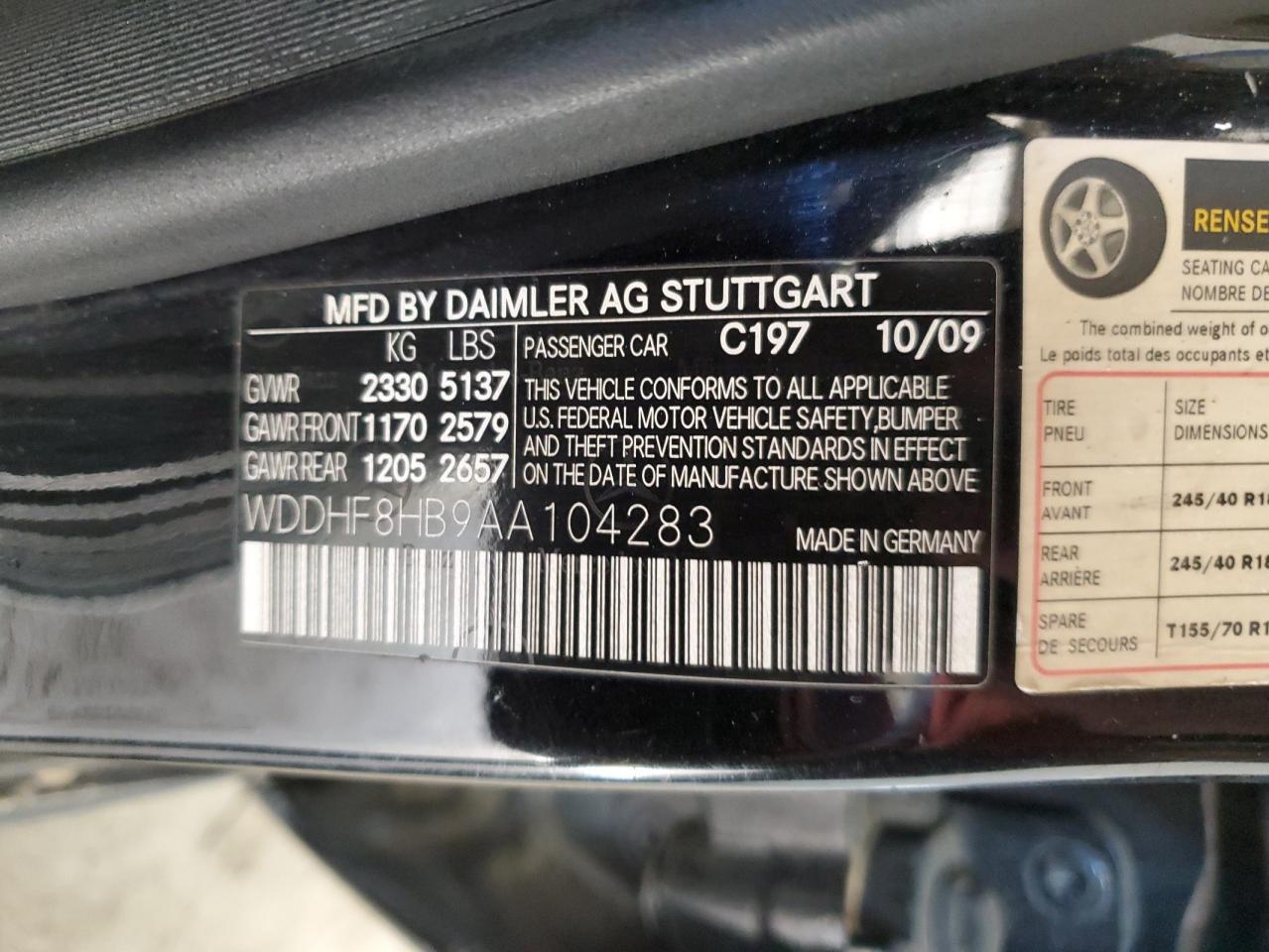 2010 MERCEDES-BENZ E 350 4MATIC photo 13