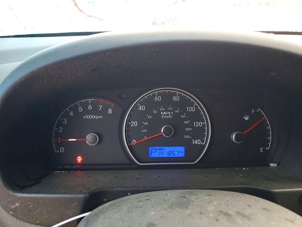 2010 HYUNDAI ELANTRA BLUE photo 9