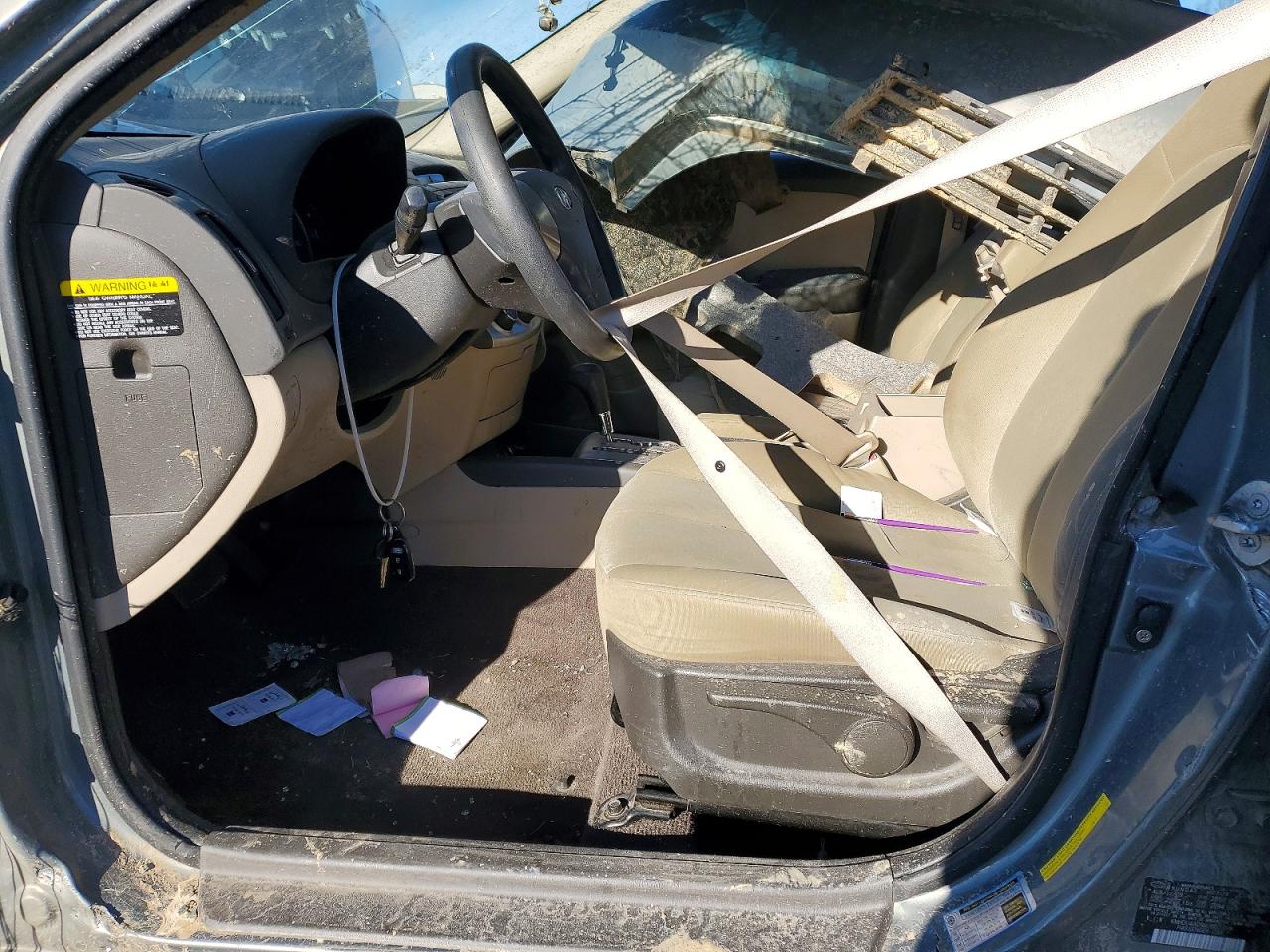 2010 HYUNDAI ELANTRA BLUE photo 7