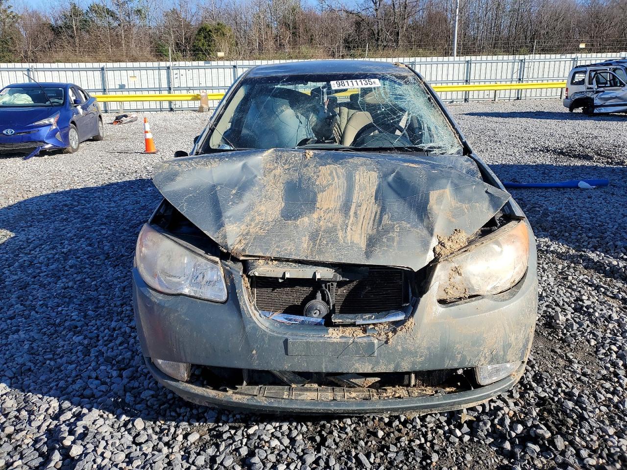 2010 HYUNDAI ELANTRA BLUE photo 5