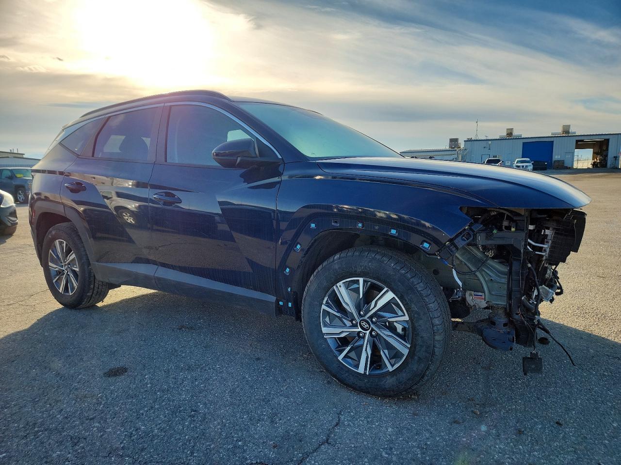 2024 HYUNDAI TUCSON BLUE photo 4