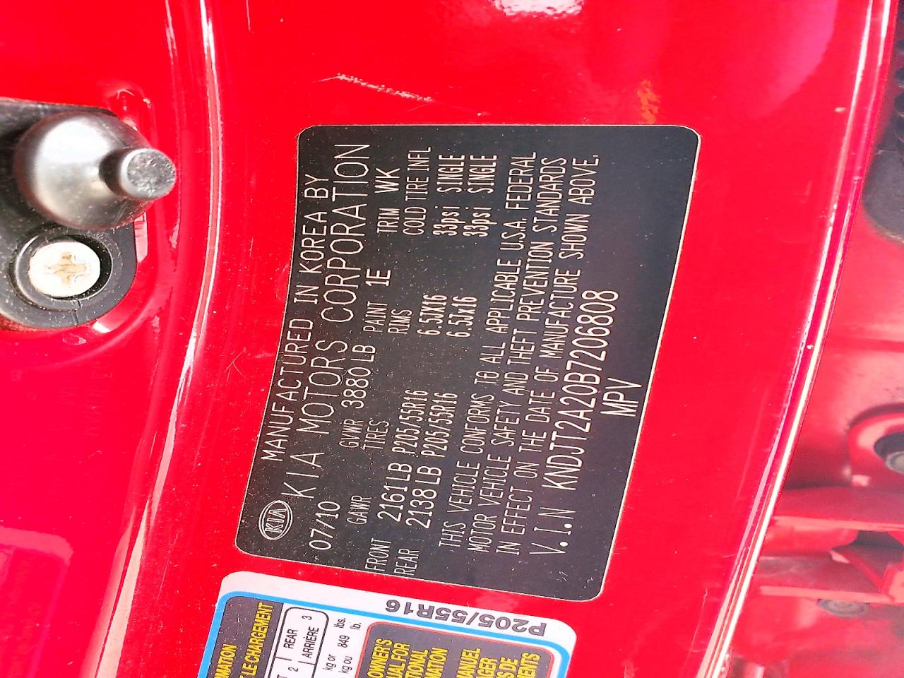 2011 KIA SOUL + photo 12
