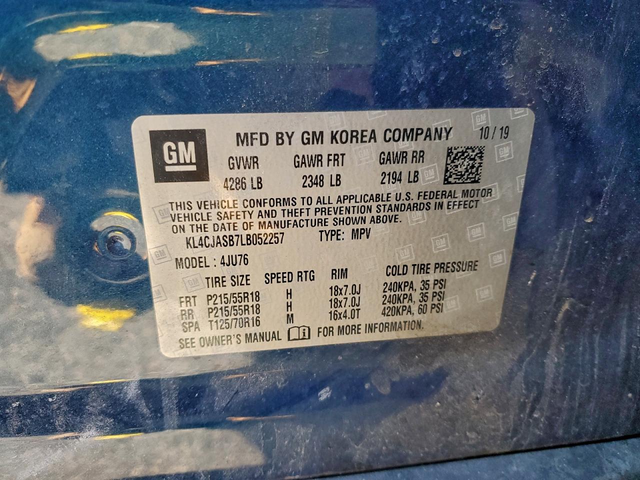 2020 BUICK ENCORE PREFERRED photo 13