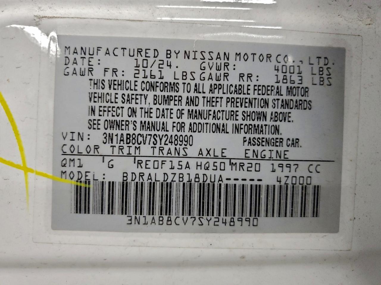 2025 NISSAN SENTRA SV photo 12