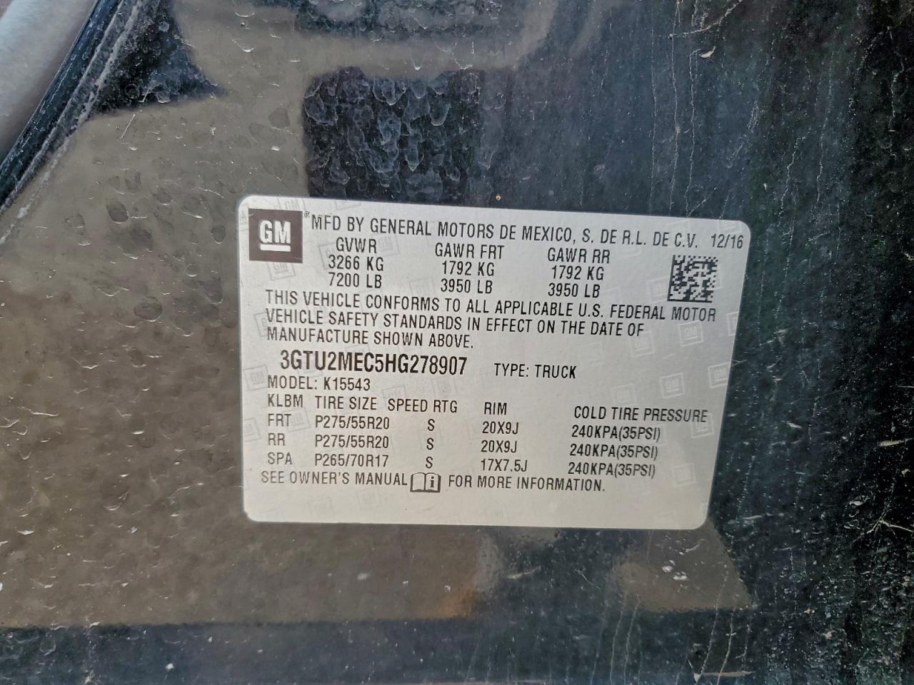 2017 GMC SIERRA K1500 SLE photo 12