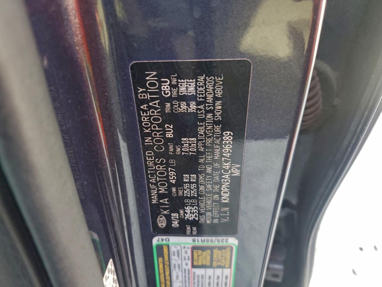 2019 KIA SPORTAGE EX photo 37