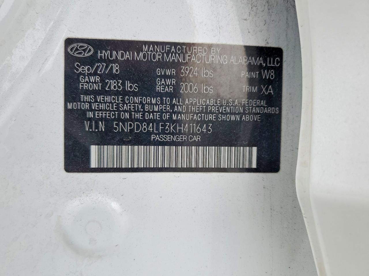 2019 HYUNDAI ELANTRA SEL photo 13