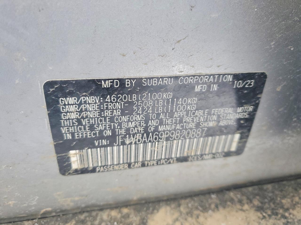 2023 SUBARU WRX photo 25