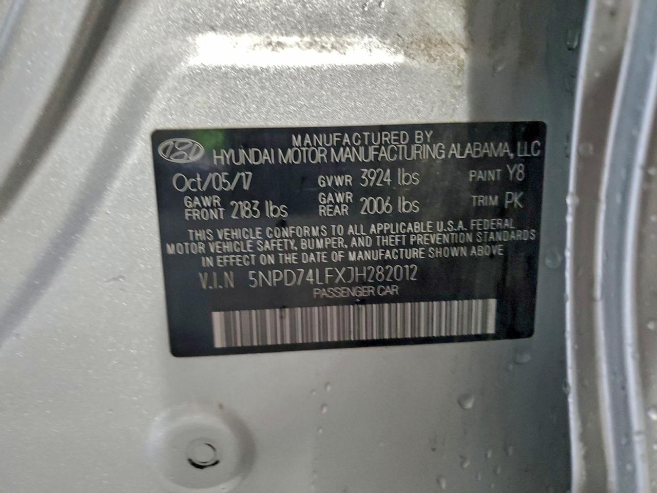 2018 HYUNDAI ELANTRA SE photo 12