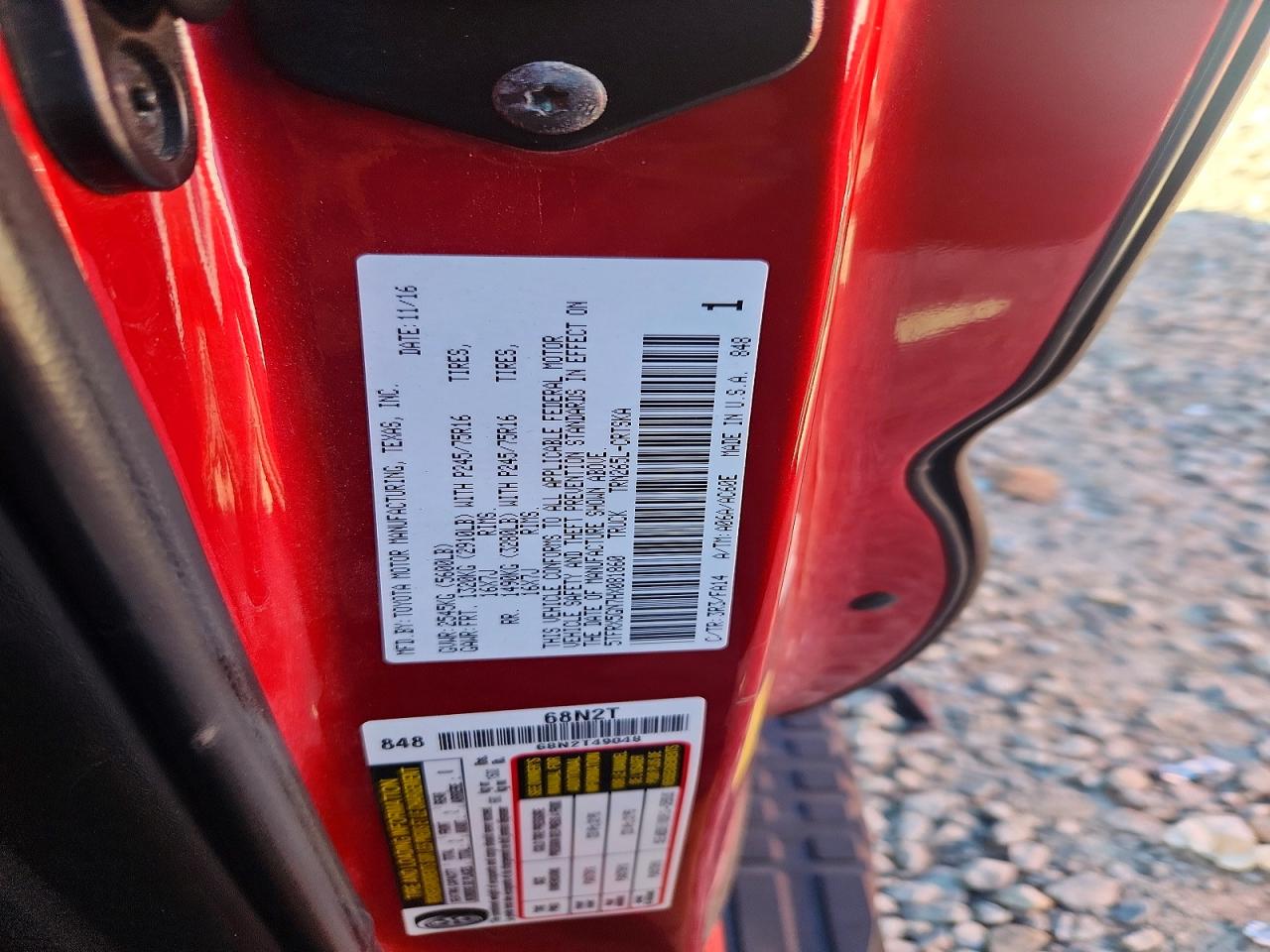 2017 TOYOTA TACOMA ACCESS CAB photo 12