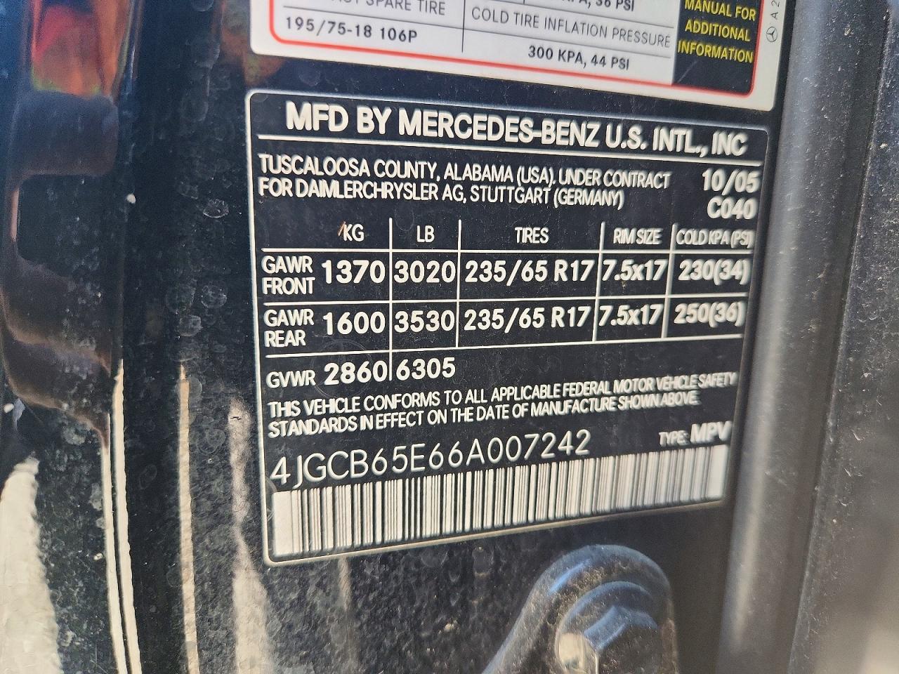 2006 MERCEDES-BENZ R 350 photo 12