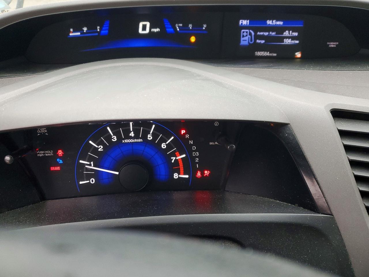2012 HONDA CIVIC LX photo 9