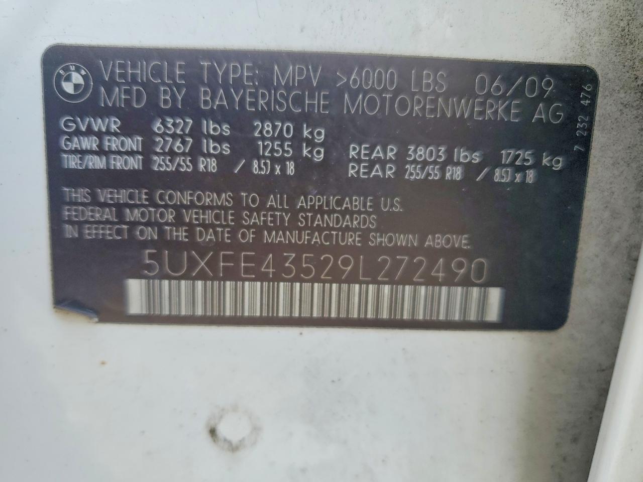 2009 BMW X5 XDRIVE30I photo 13