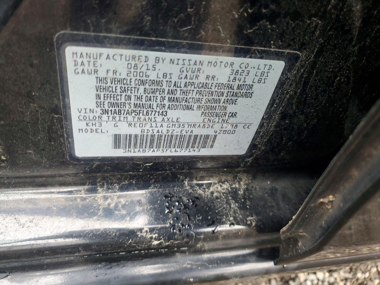 2015 NISSAN SENTRA S photo 23