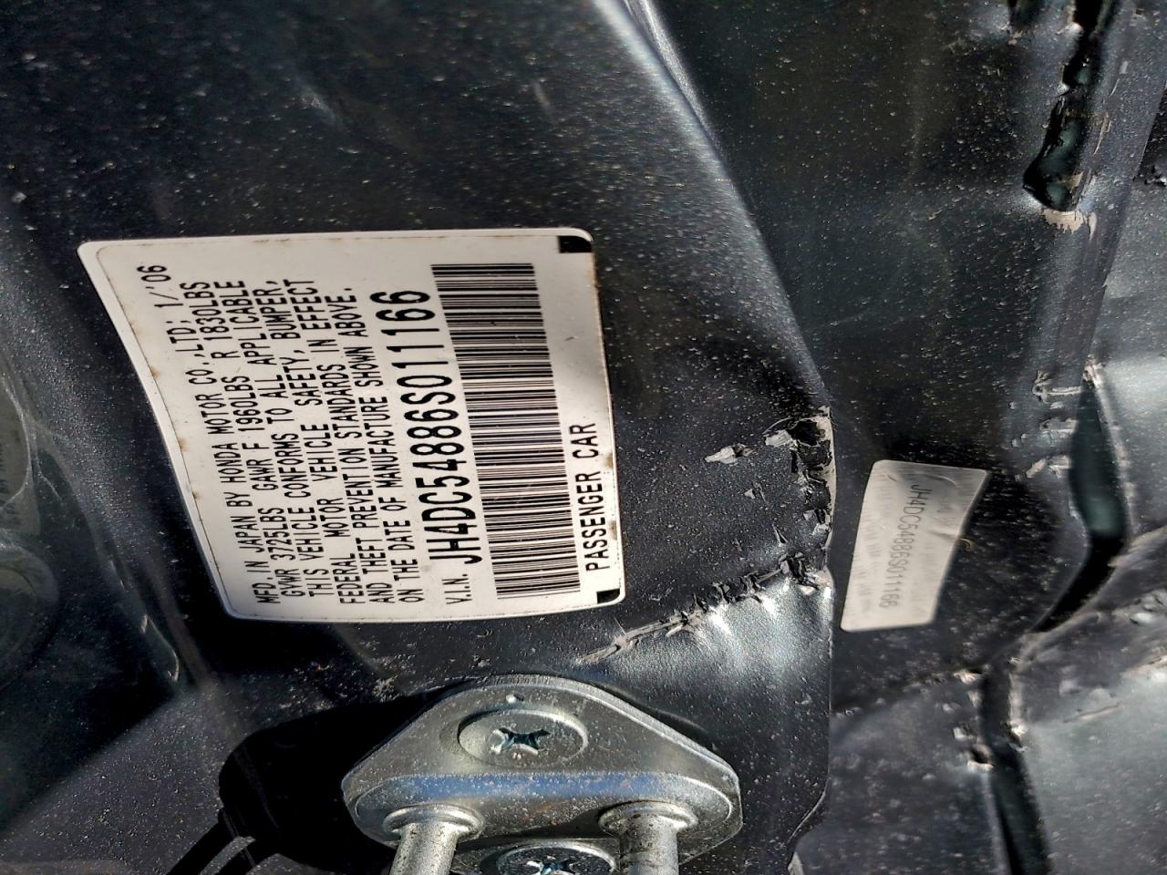 2006 ACURA RSX photo 13