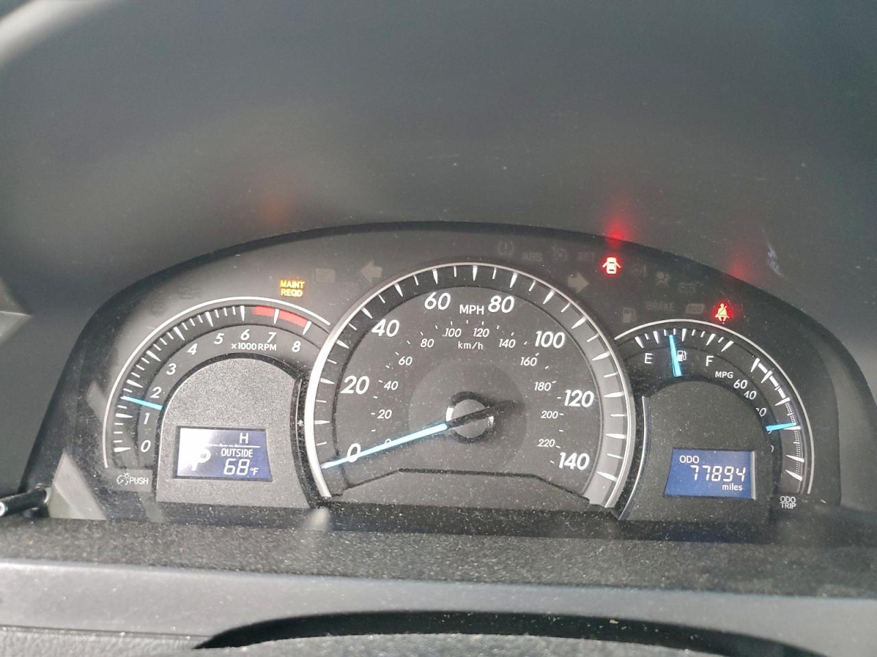 2012 TOYOTA CAMRY BASE photo 9