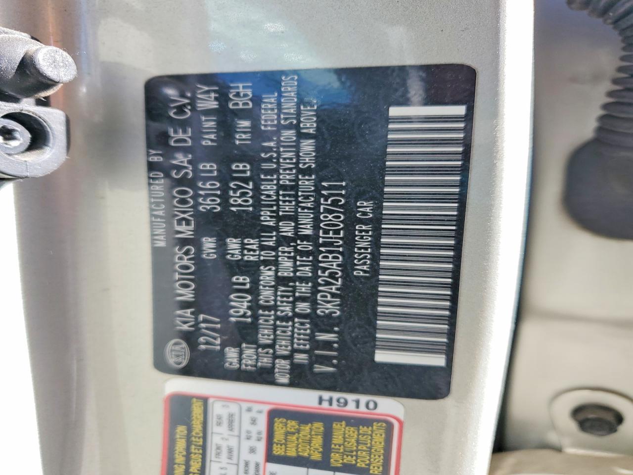 2018 KIA RIO LX photo 23