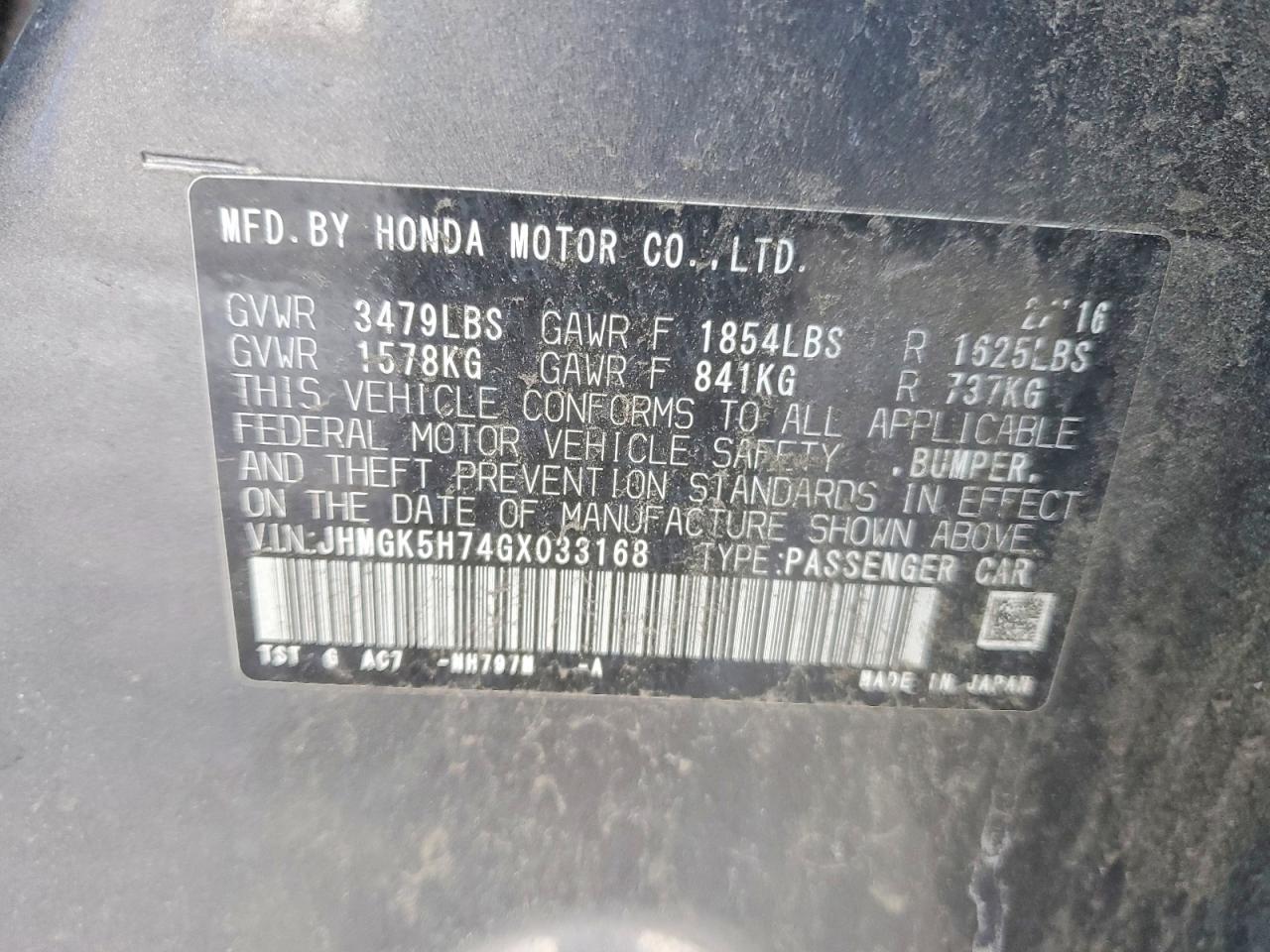 2016 HONDA FIT EX photo 13