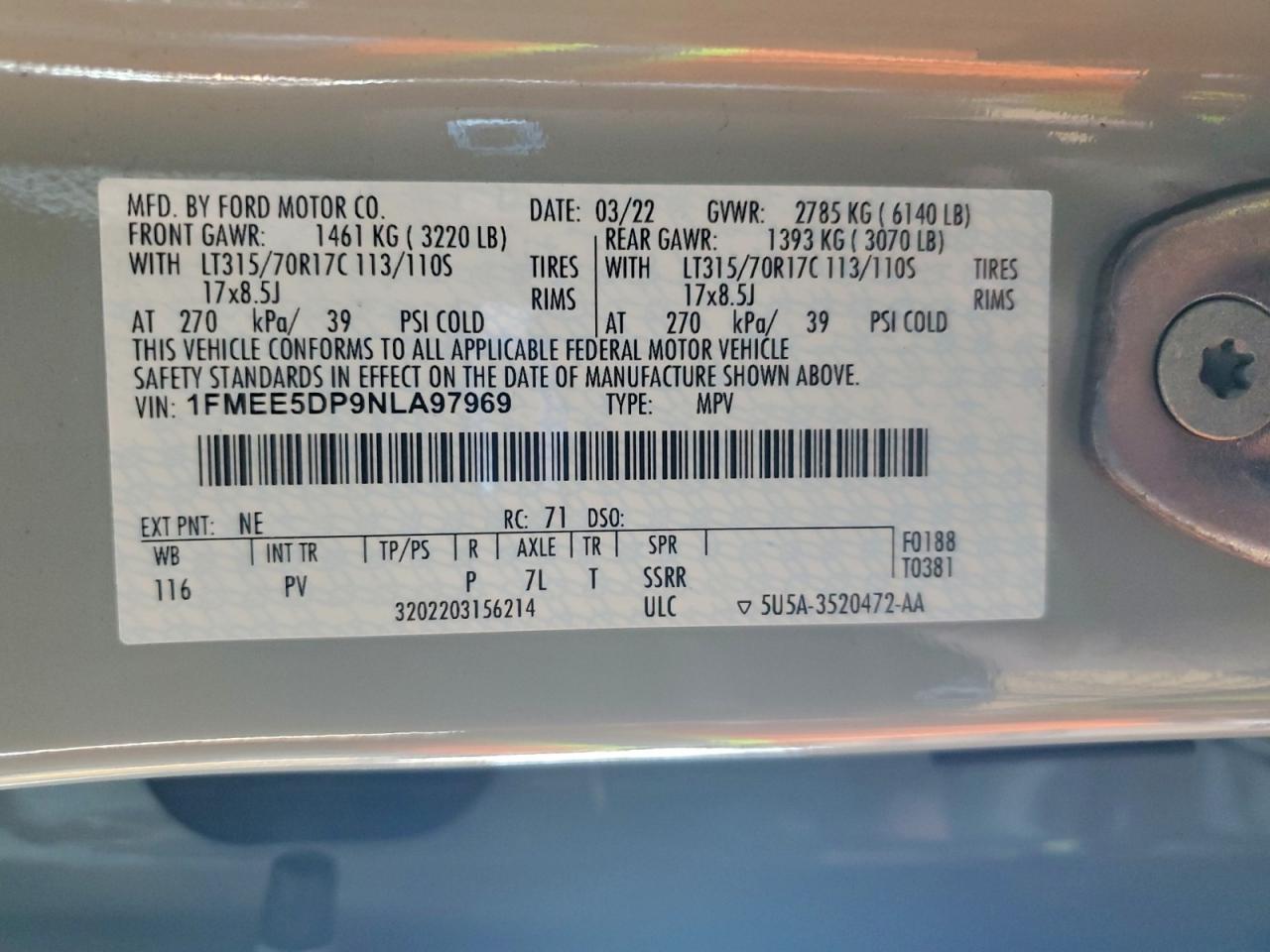 2022 FORD BRONCO BASE photo 14