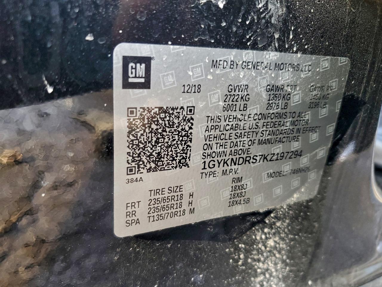 2019 CADILLAC XT5 LUXURY photo 12