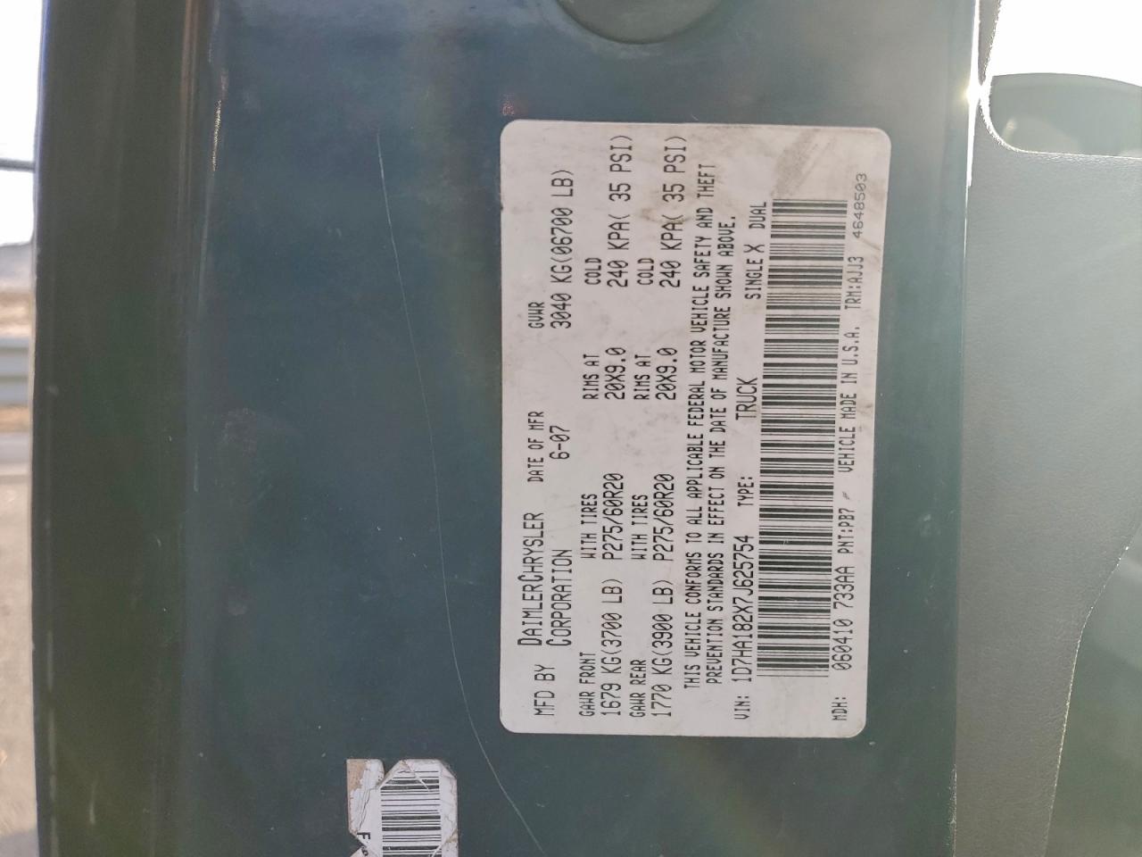 2007 DODGE RAM 1500 ST photo 12