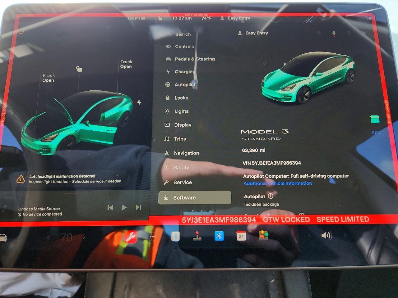 2021 TESLA MODEL 3 photo 9
