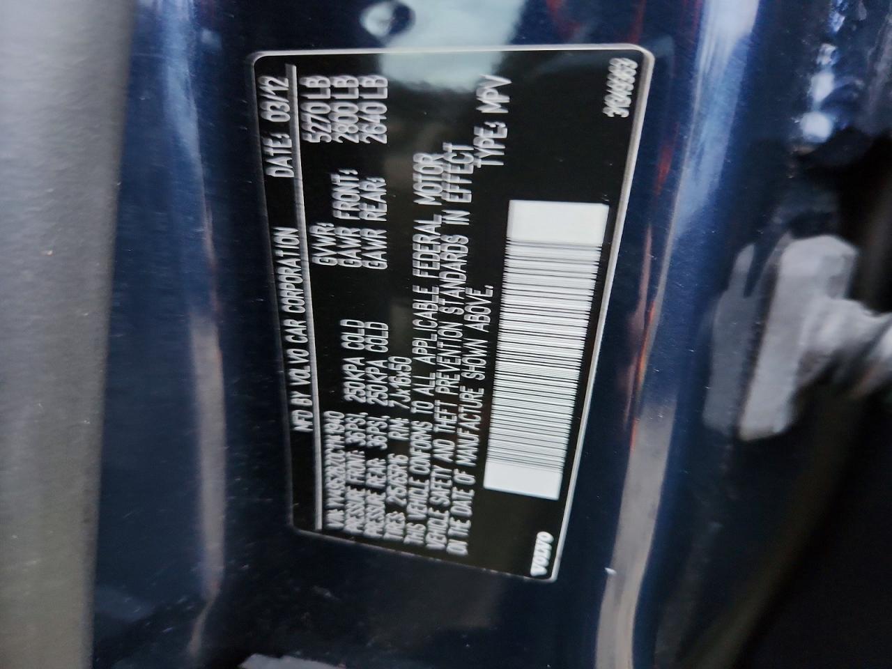 2012 VOLVO XC70 3.2 photo 13