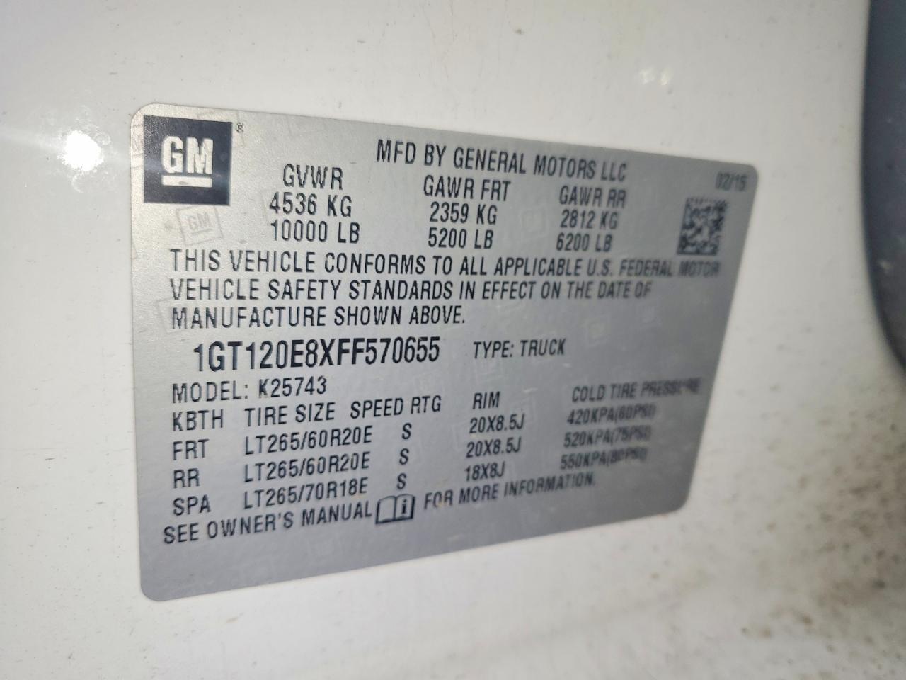 2015 GMC SIERRA K2500 DENALI photo 13