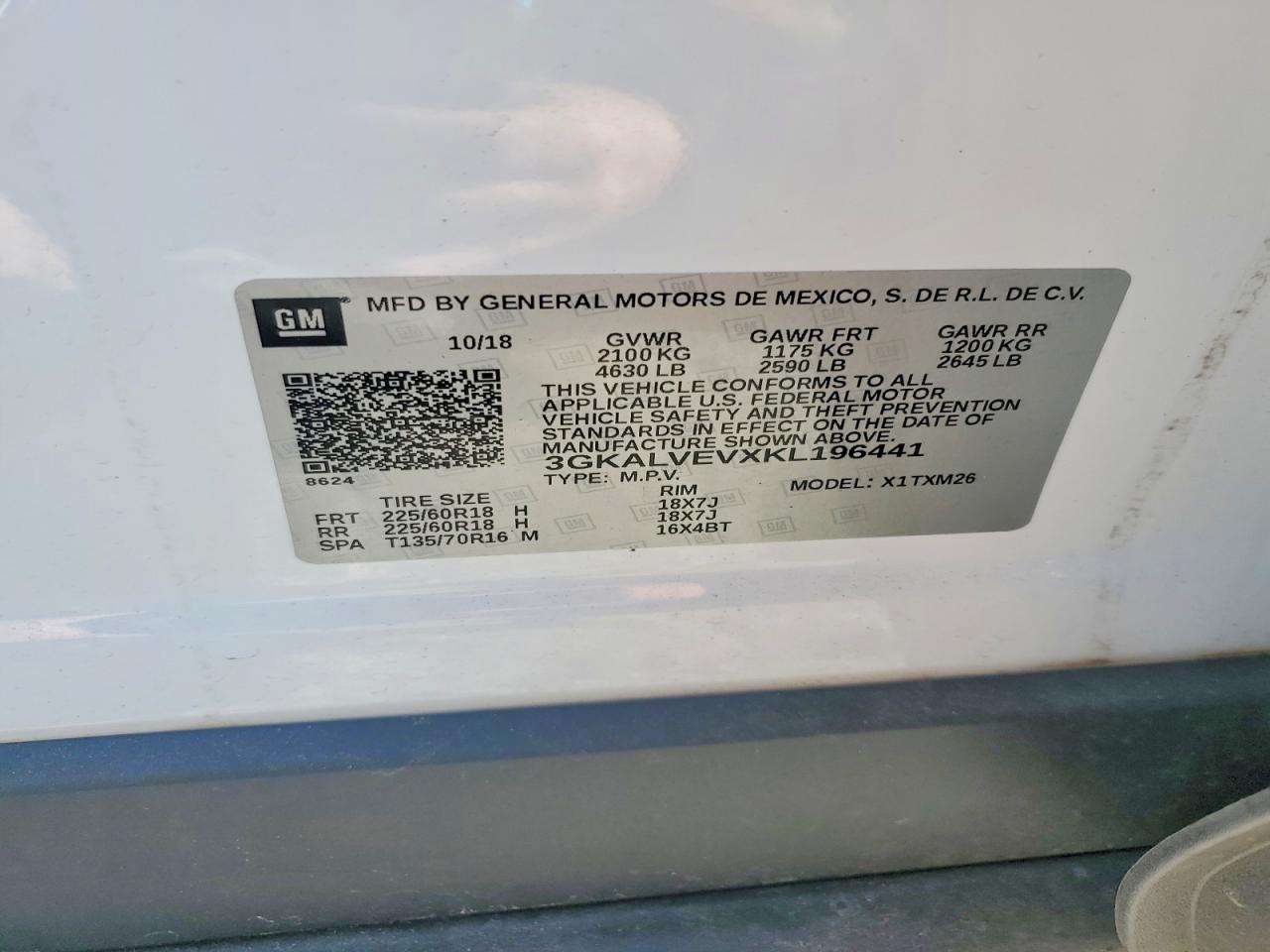 2019 GMC TERRAIN SLT photo 12