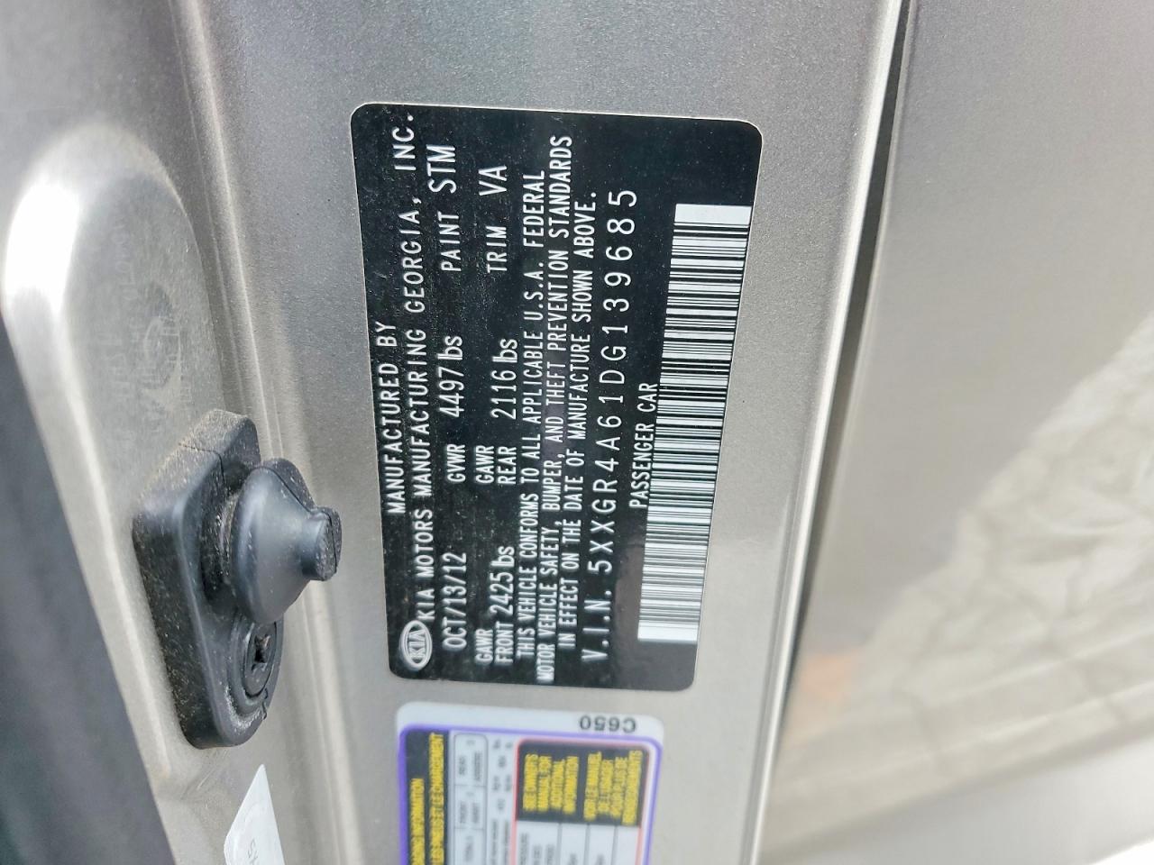 2013 KIA OPTIMA SX photo 12