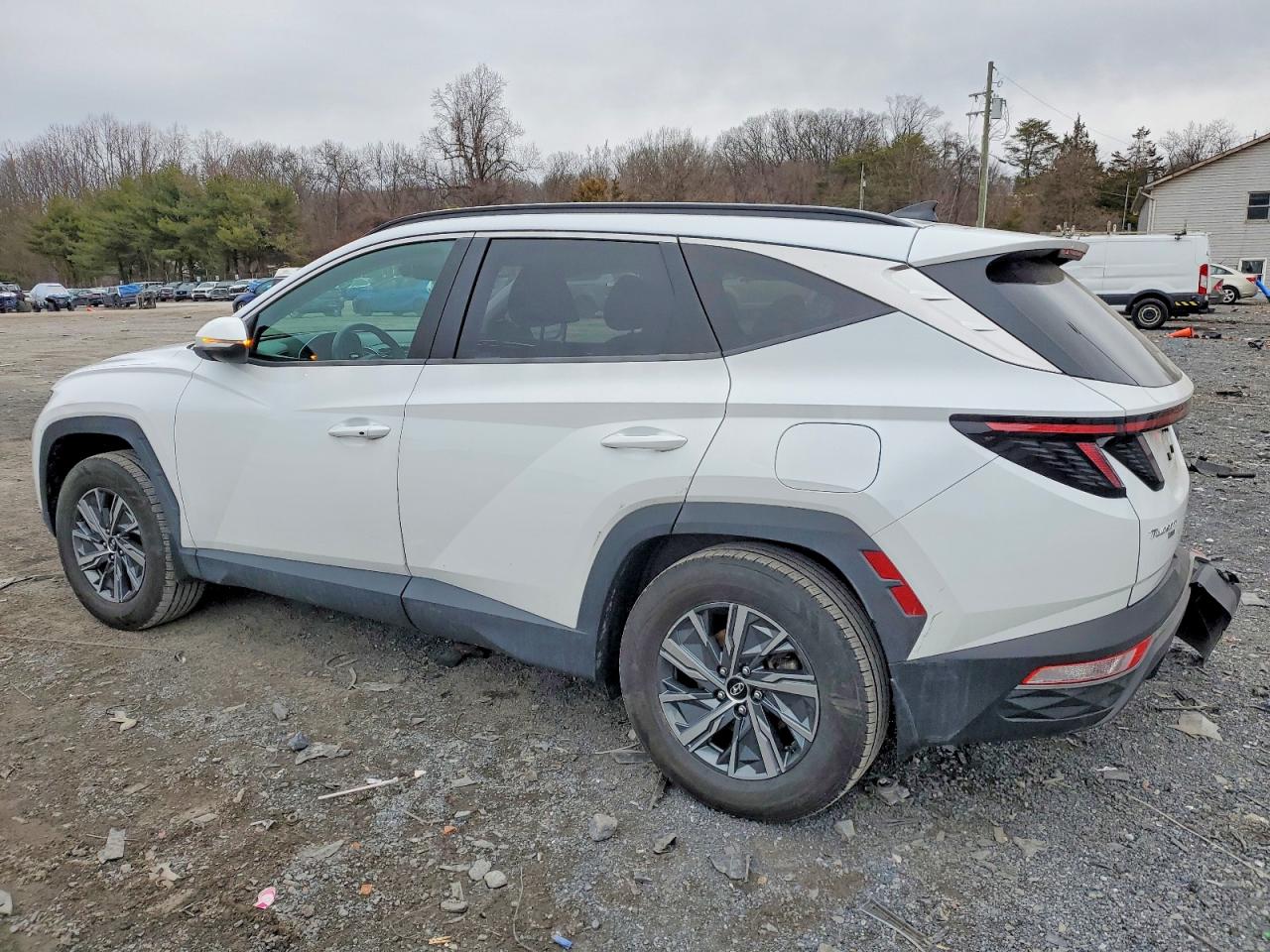 2022 HYUNDAI TUCSON BLUE photo 2