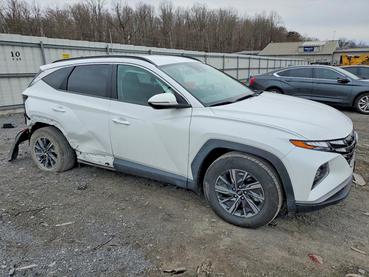 2022 HYUNDAI TUCSON BLUE photo 4