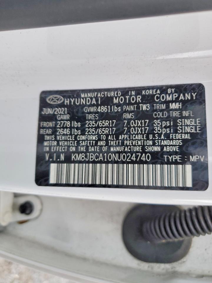 2022 HYUNDAI TUCSON BLUE photo 13