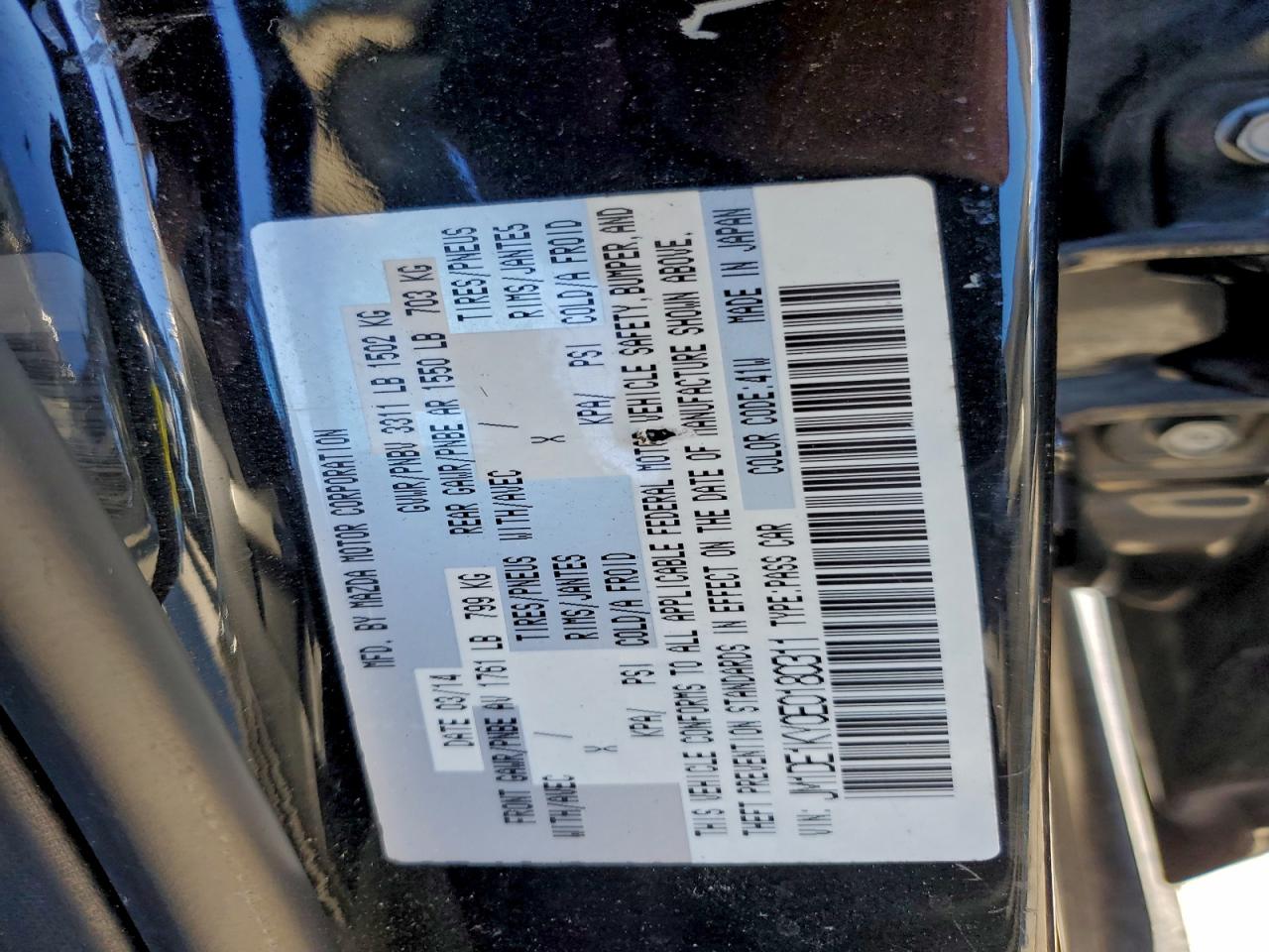 2014 MAZDA MAZDA2 SPORT photo 12