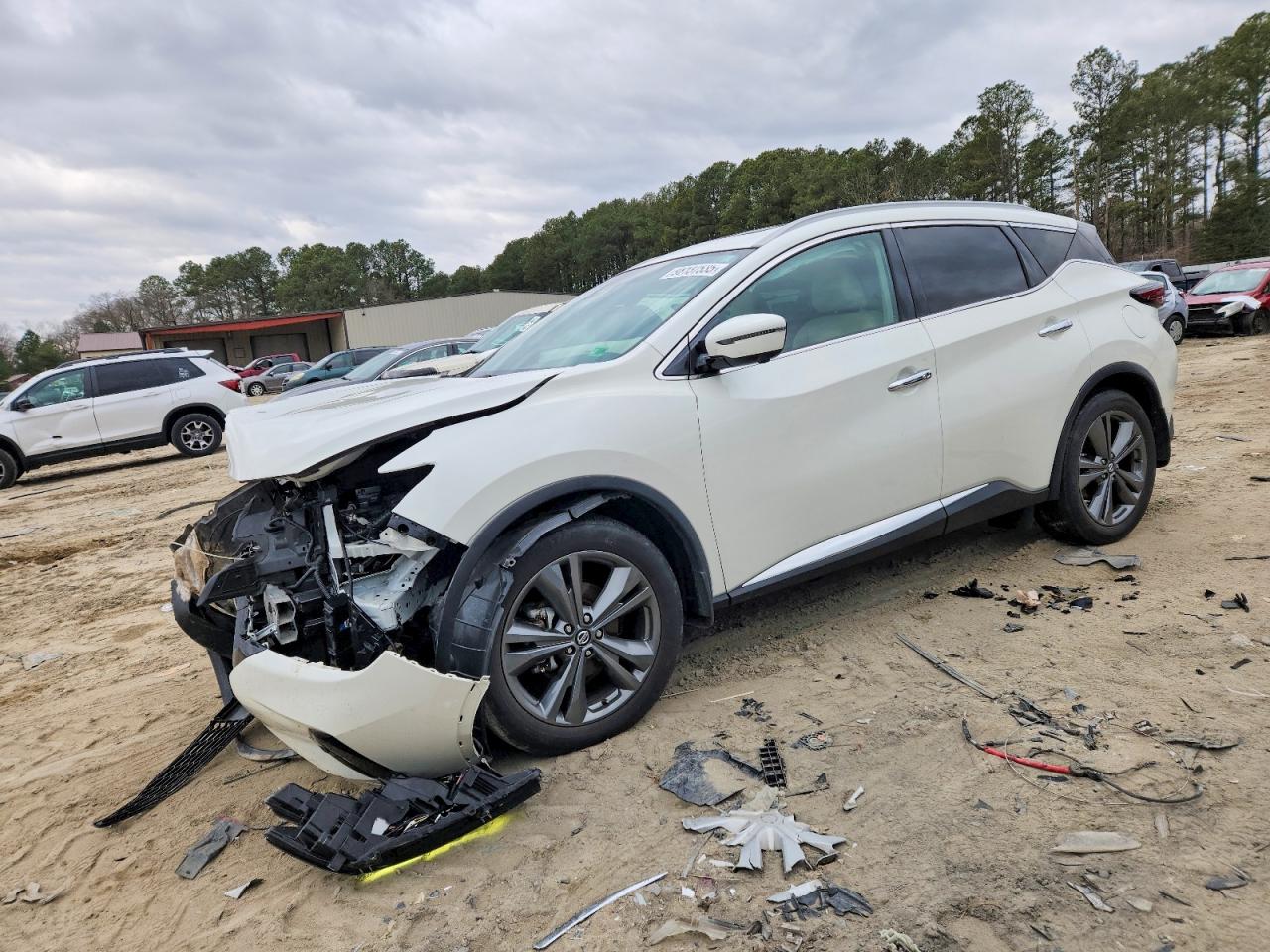 2020 NISSAN MURANO PLATINUM — FRONT END damage — photo 1