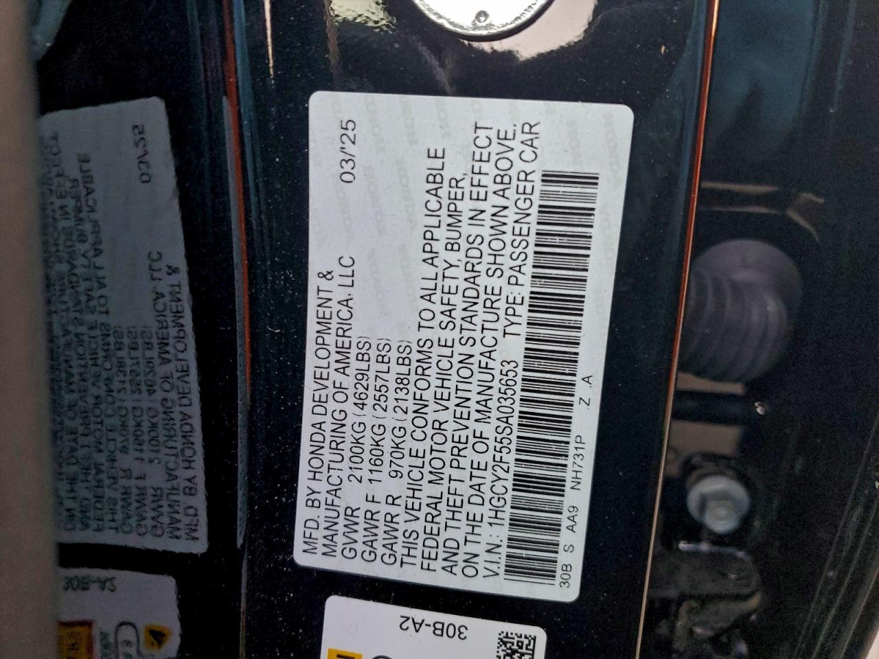 2025 HONDA ACCORD HYBRID SPORT photo 12