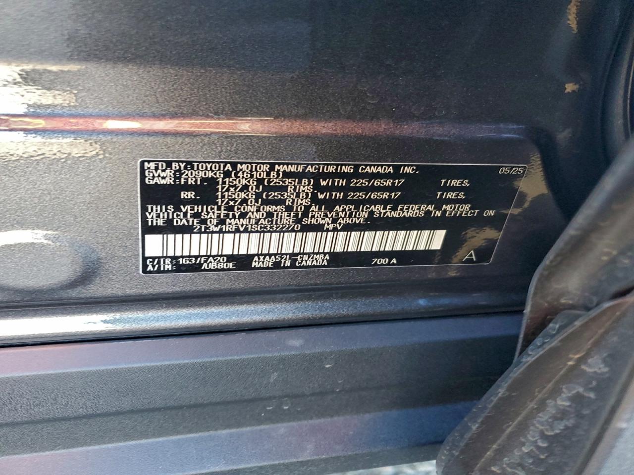 2025 TOYOTA RAV4 XLE photo 12