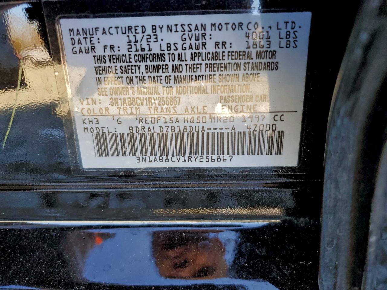 2024 NISSAN SENTRA SV photo 12