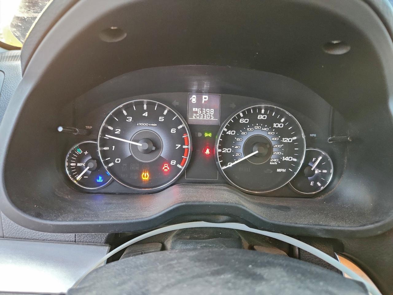 2011 SUBARU OUTBACK 2.5I photo 9