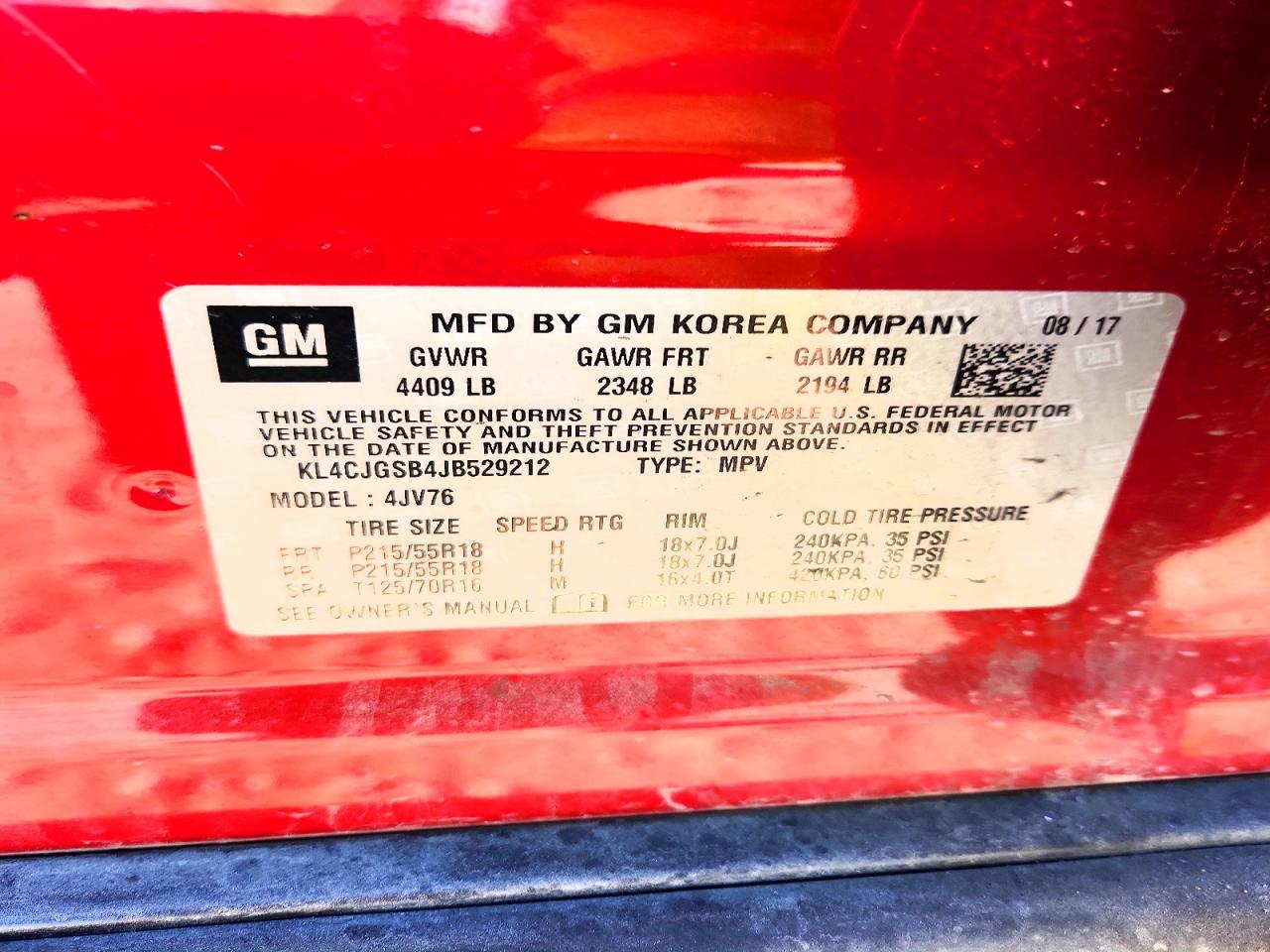 2018 BUICK ENCORE ESSENCE photo 13