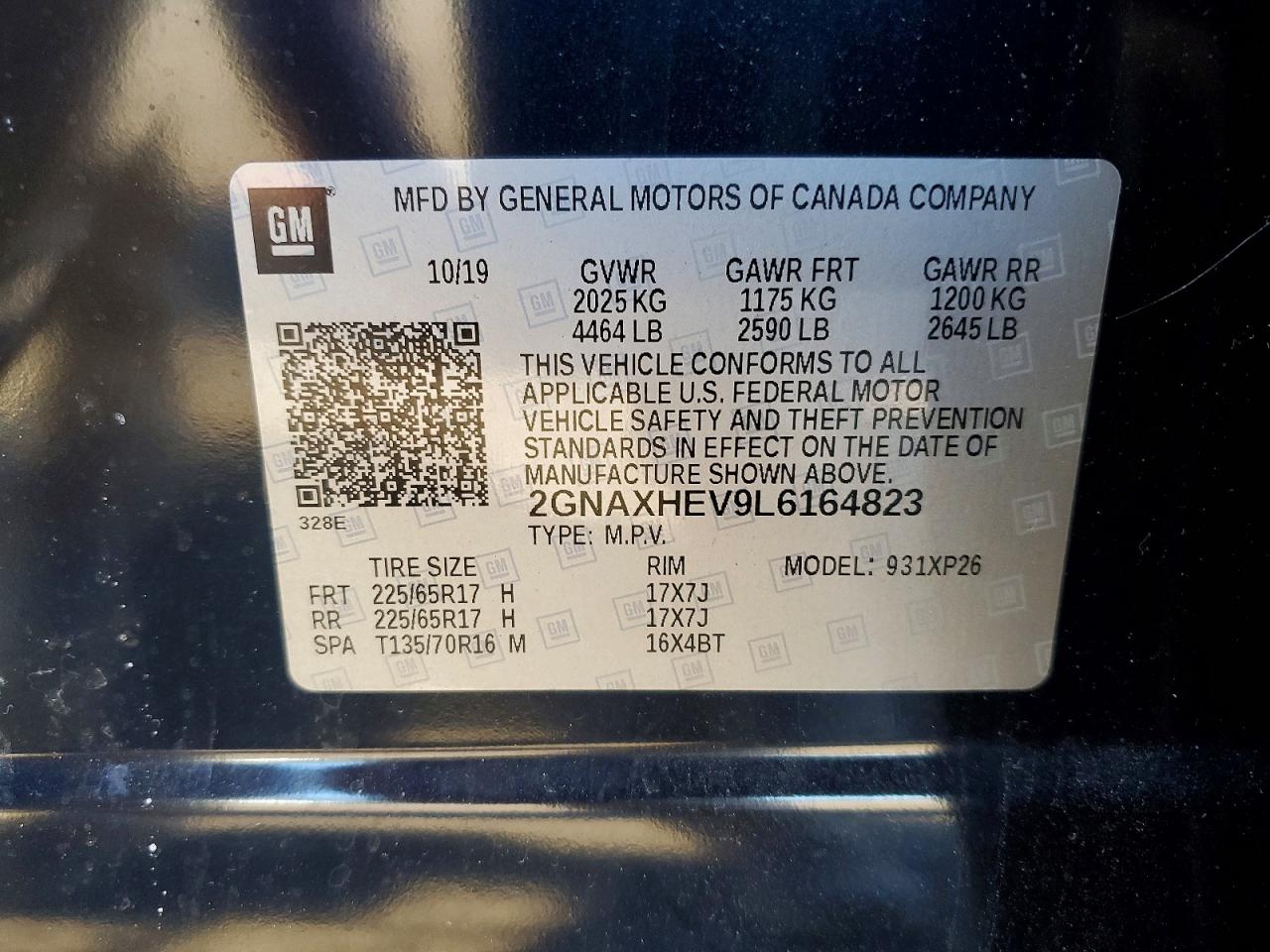 2020 CHEVROLET EQUINOX LS photo 37
