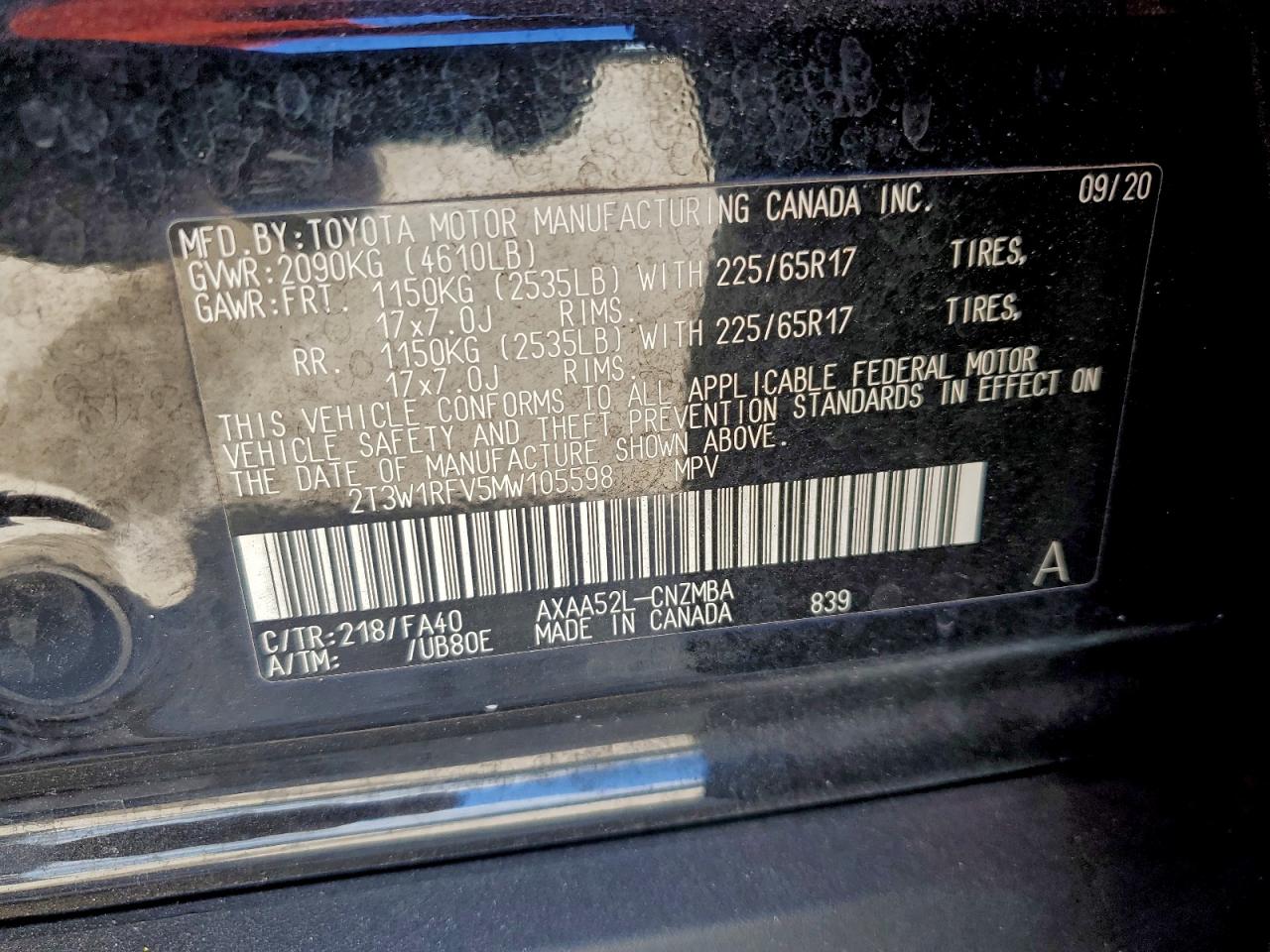 2021 TOYOTA RAV4 XLE photo 13