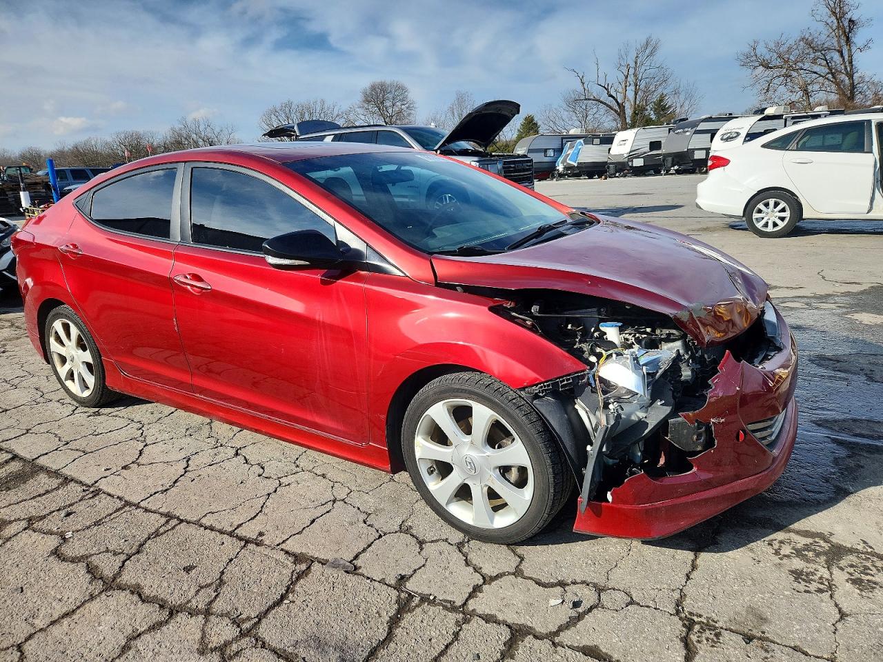 2013 HYUNDAI ELANTRA GLS photo 4