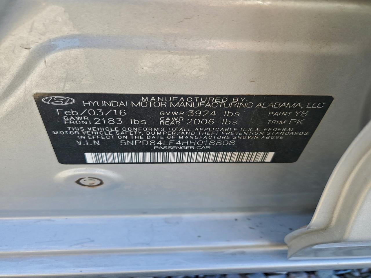 2017 HYUNDAI ELANTRA SE photo 12
