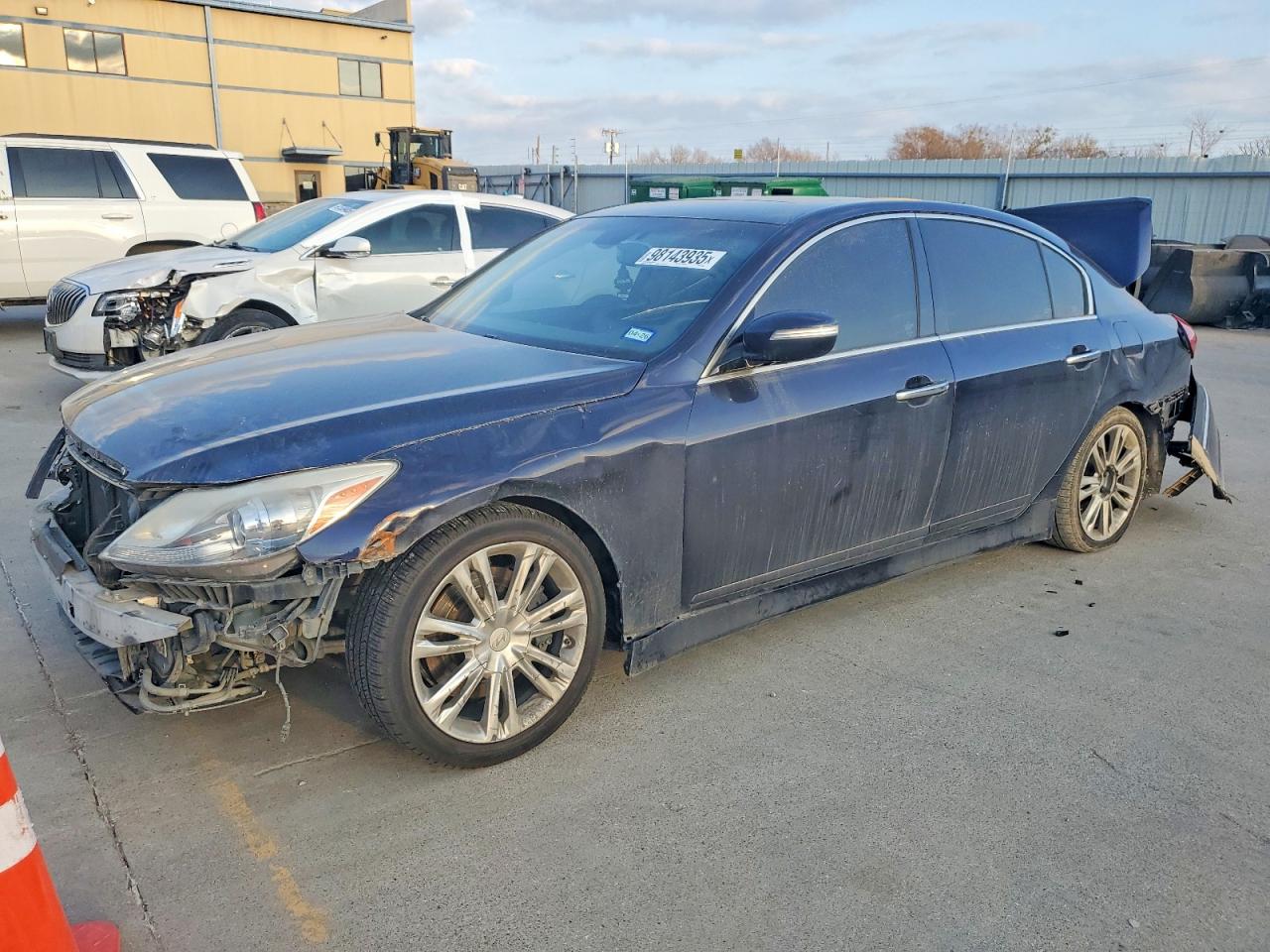 2012 HYUNDAI GENESIS 3.8L — REAR END damage — photo 1