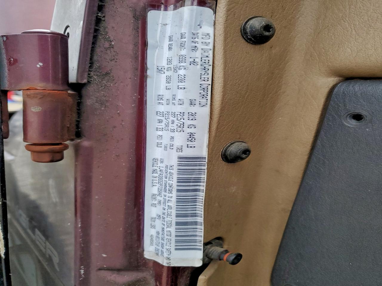 2002 JEEP WRANGLER / TJ X photo 12