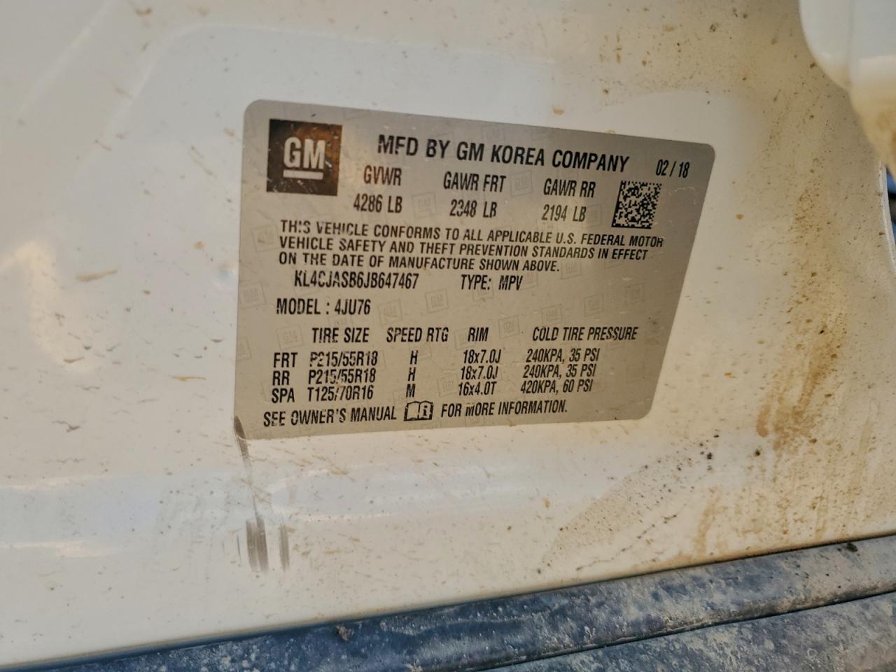 2018 BUICK ENCORE PREFERRED photo 12