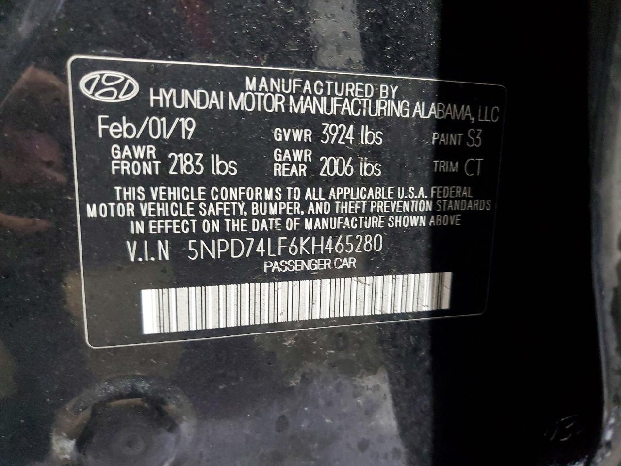 2019 HYUNDAI ELANTRA SE photo 13